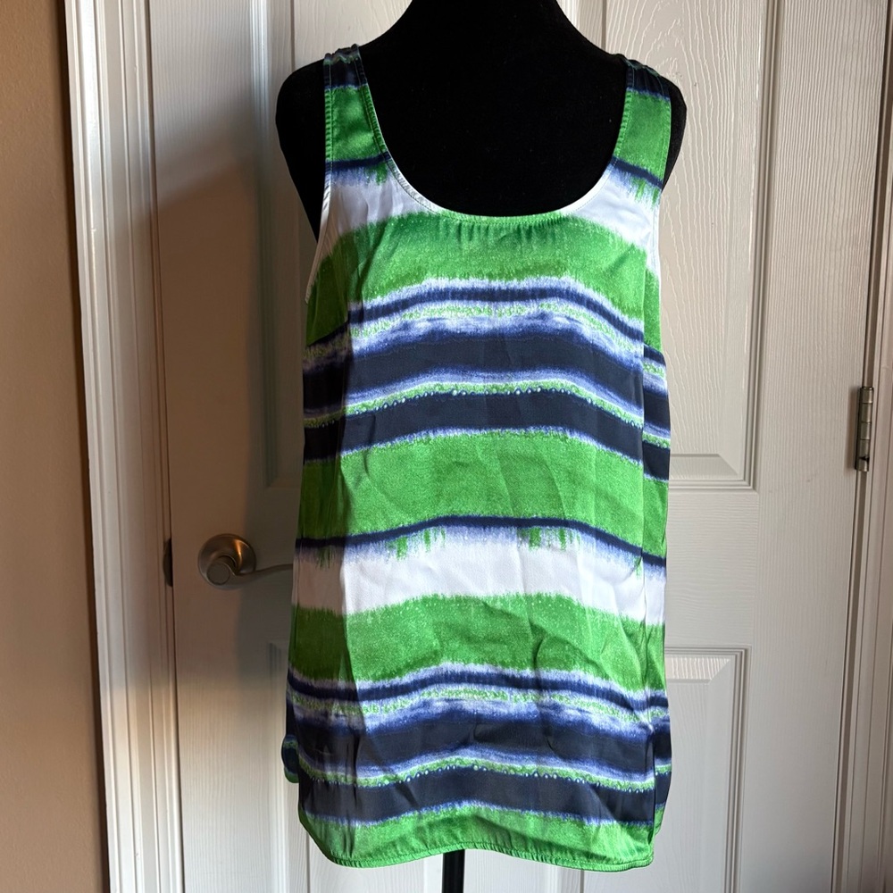 MICHAEL KORS Striped Sleeveless Top